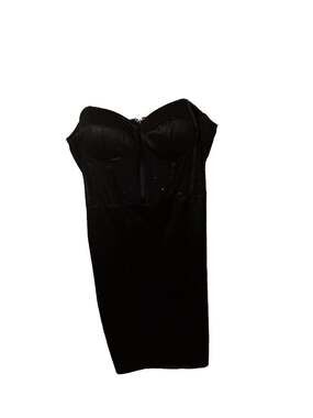 Talent Black Corset Glitter Bodycon Mini Dress Size 2XL